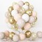 60 Pack Beige, White & Gold Balloons – 12 Inch Sand, Cream & Metallic Gold Confetti Latex Balloons – Neutral Nude Decor for Boho Wedding & Bridal Shower – USA 250th Anniversary Gala & Women’s Birthday Supplies